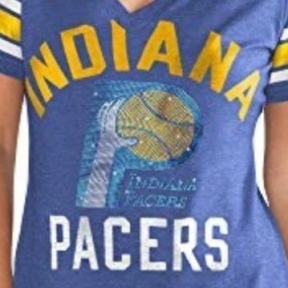 NWT [G-III] Indiana Pacers NBA The Big Game Short-Sleeve T-Shirt Women’s Sz 2XL - Picture 3 of 9